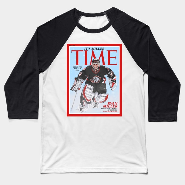 Miller Time Baseball T-Shirt by Carl Cordes